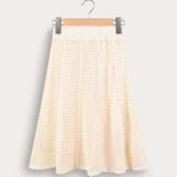 Crochet skirt - beige