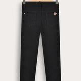 Skinny Pants 2*109-Black - Black
