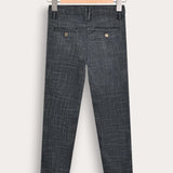 Textured Pants - Gray