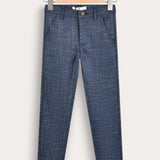 Textured Pants - Navy