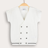 Double-button vest - beige