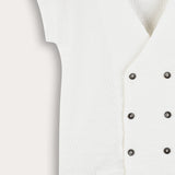 Double-button vest - beige