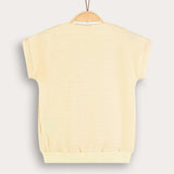 Double Button Vest - Yellow