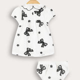 Baby Bow Tie Dress - Black