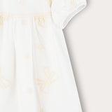 Baby Bow Tie Dress - Beige