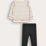 Baby Stripes Set - Cream