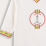 Polo Top + Logo - Beige
