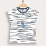 Baby shirt with popsicle - jeans
