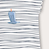 Baby shirt with popsicle - jeans