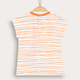 Baby shirt with popsicle - orange