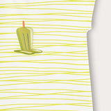 Baby shirt with popsicle - gray