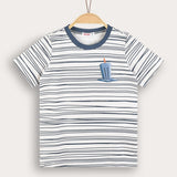 Printed shirt with popsicle - jeans