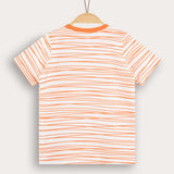 Printed T-shirt with popsicle - Orange