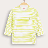 Printed T-shirt with popsicle - gray