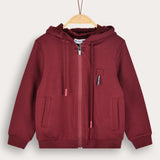 Unisex Basic French Terry Hoodie - Beige