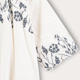 Floral print dress - blue