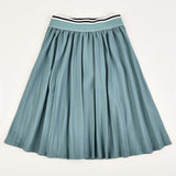 Nylon Jersey Pleated Skirt - Blue