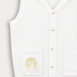 Crochet cardigan - yellow