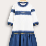 Spray Dress - Blue