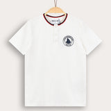 T-shirt with logo - beige
