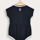 Overalls with drawstring - Navy