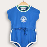 Overalls with drawstring - Royal