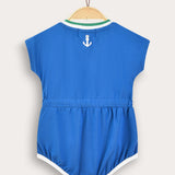 Overalls with drawstring - Royal