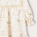 Floral tiered dress - green