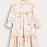 Floral tiered dress - pink