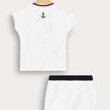 Baby set with logo - beige