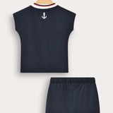 Baby set with logo - Navy