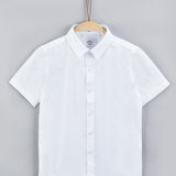 Poplin shirt 3 for 100 shekels - white