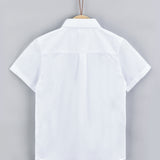 Poplin shirt 3 for 100 shekels - white