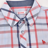 Chinese checkered shirt - red