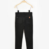 Skinny fit pants - black