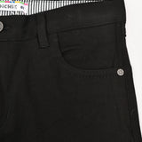Skinny fit pants - black