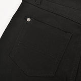 Skinny fit pants - black