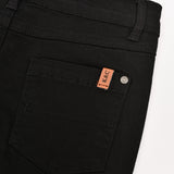 Long skinny pants - black