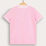 Nicky S.K. Baseball Boys' Shirt - Pink