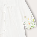 Floral print dress - green