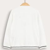 Double-button formal shirt - cream