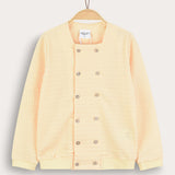 Double-button formal shirt - yellow