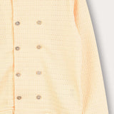 Double-button formal shirt - yellow