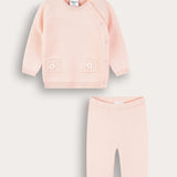 Knit suit for brides - pink
