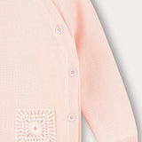 Knit suit for brides - pink