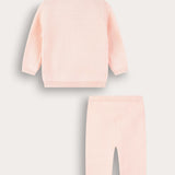Knit suit for brides - pink