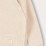 Knit suit for bras - beige
