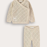 Knit suit for bras - beige