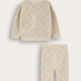 Knit suit for bras - beige