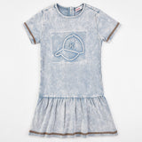 Baby wash dress - Light blue